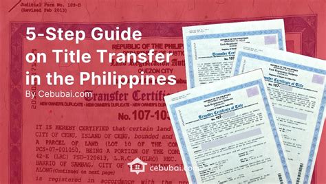 cost of transfer of land title in the philippines|Cost of Transfer of Land Title in the Philippines: 8 Fees and Taxes.